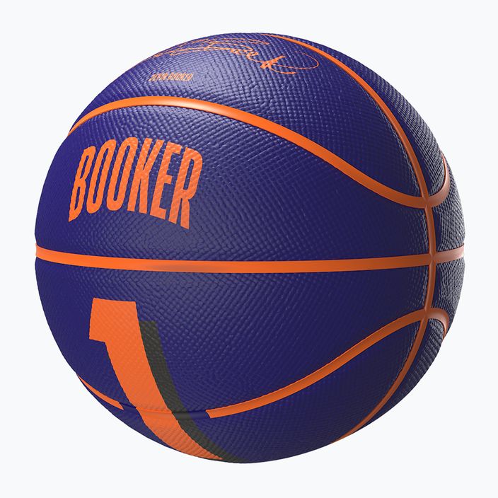 Gyermek kosárlabda Wilson NBA Player Icon Mini Booker navy méret 3 3