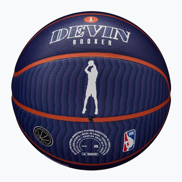 Wilson NBA játékos ikon kültéri kosárlabda Booker navy 7 7