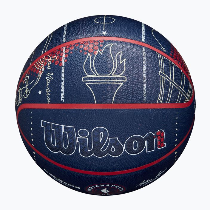 Wilson 2024 NBA All Star Collector kosárlabda + doboz barna 7-es méret 4