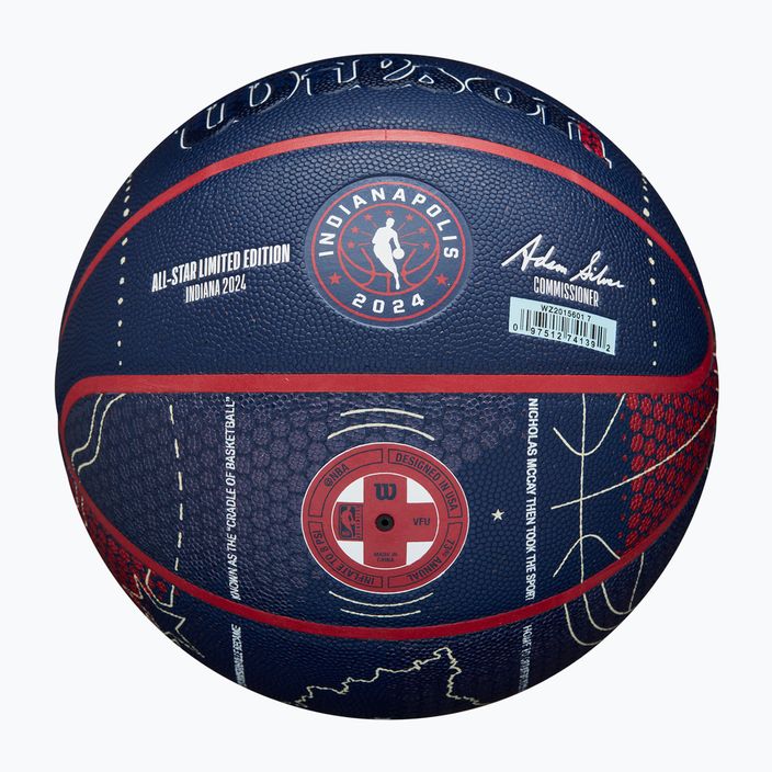 Wilson 2024 NBA All Star Collector kosárlabda + doboz barna 7-es méret 5