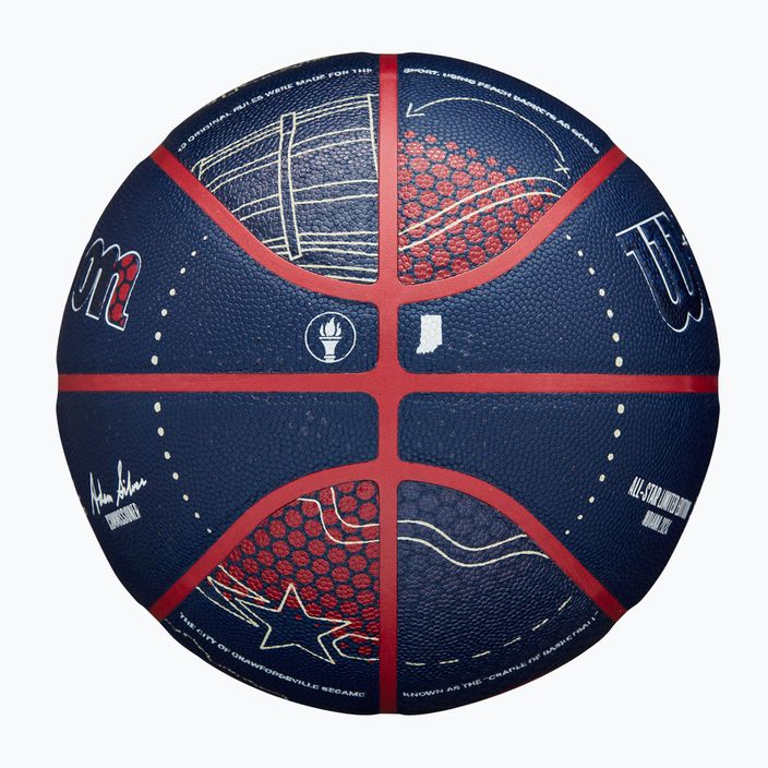 Wilson 2024 NBA All Star Collector kosárlabda + doboz barna 7-es méret 6