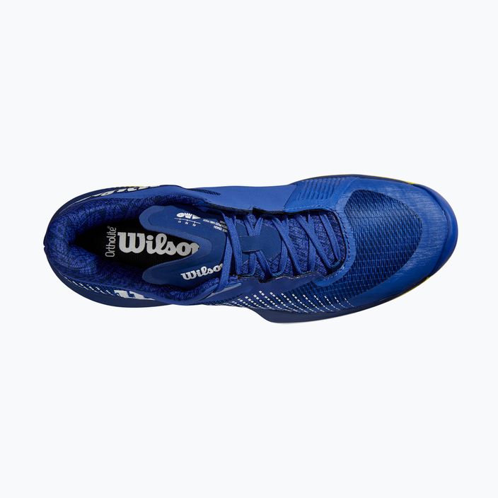 Férfi teniszcipő Wilson Kaos Swift 1.5 Clay kék/kénes tavasz/kék nyomtatás 11