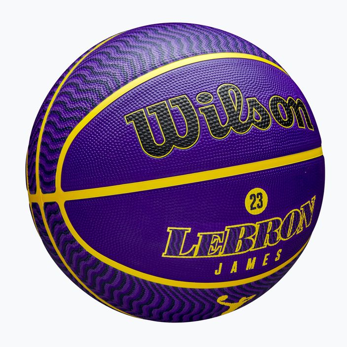 Wilson NBA Player Icon Outdoor kosárlabda Lebron kék 7-es méret 2