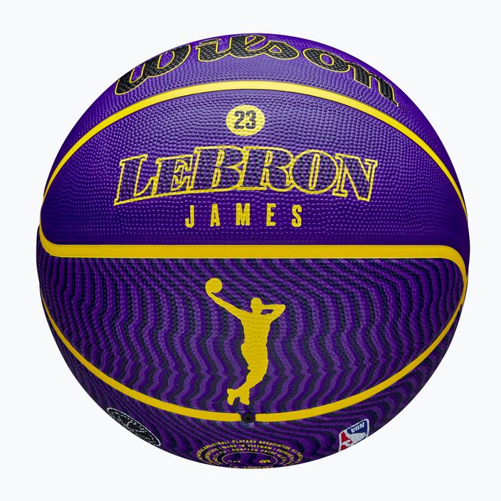 Wilson NBA Player Icon Outdoor kosárlabda Lebron kék 7-es méret 7