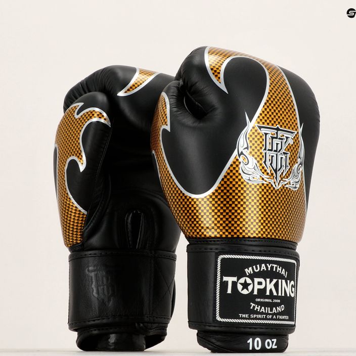 bokszkesztyűk  Top King Muay Thai Empower black/gold 7