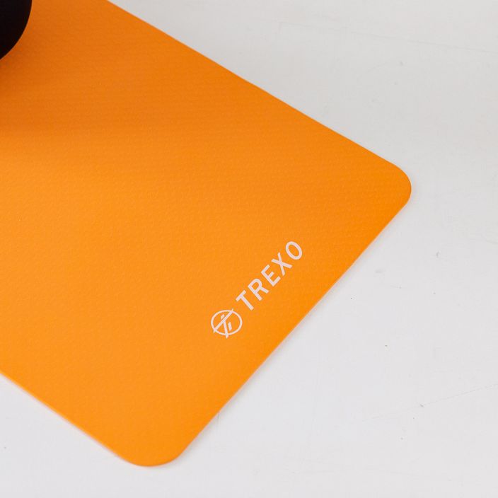 TREXO jógaszőnyeg TPE 6 mm narancssárga YM-T01P 10