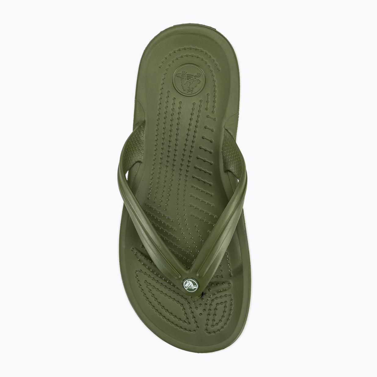 Flip-flopok Crocs Crocband Flip army green/white 6