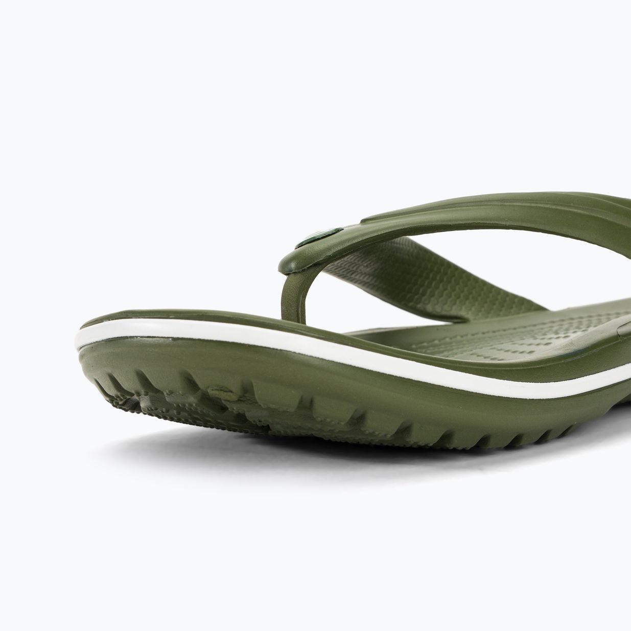 Flip-flopok Crocs Crocband Flip army green/white 8