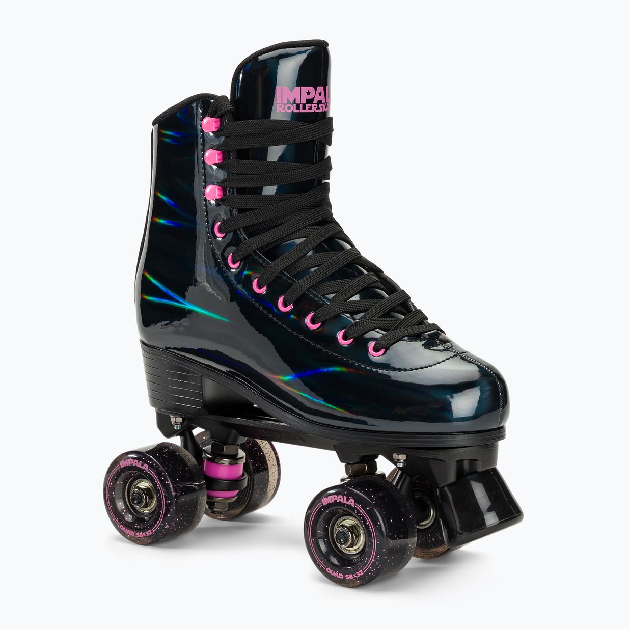 Női görkorcsolya IMPALA Quad Skate black holographic