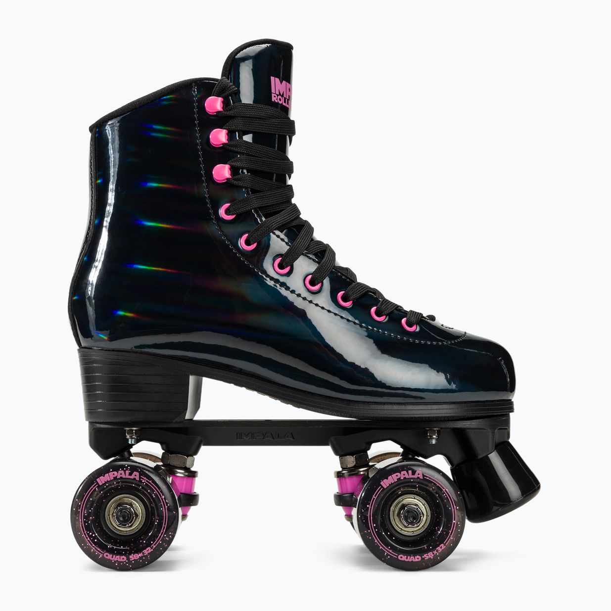 Női görkorcsolya IMPALA Quad Skate black holographic 2