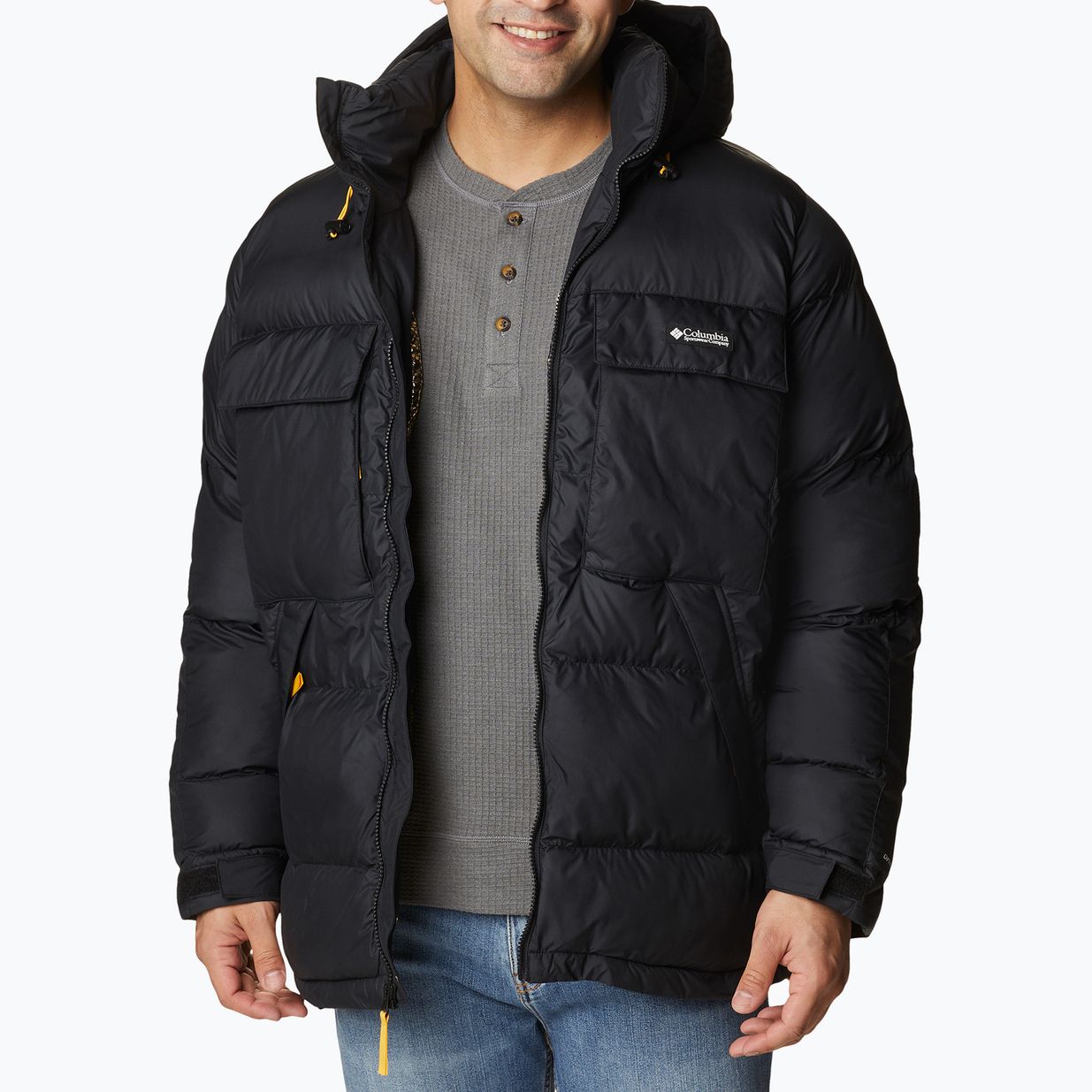 Columbia férfi Ballistic Ridge Oversized pehelykabát fekete 4