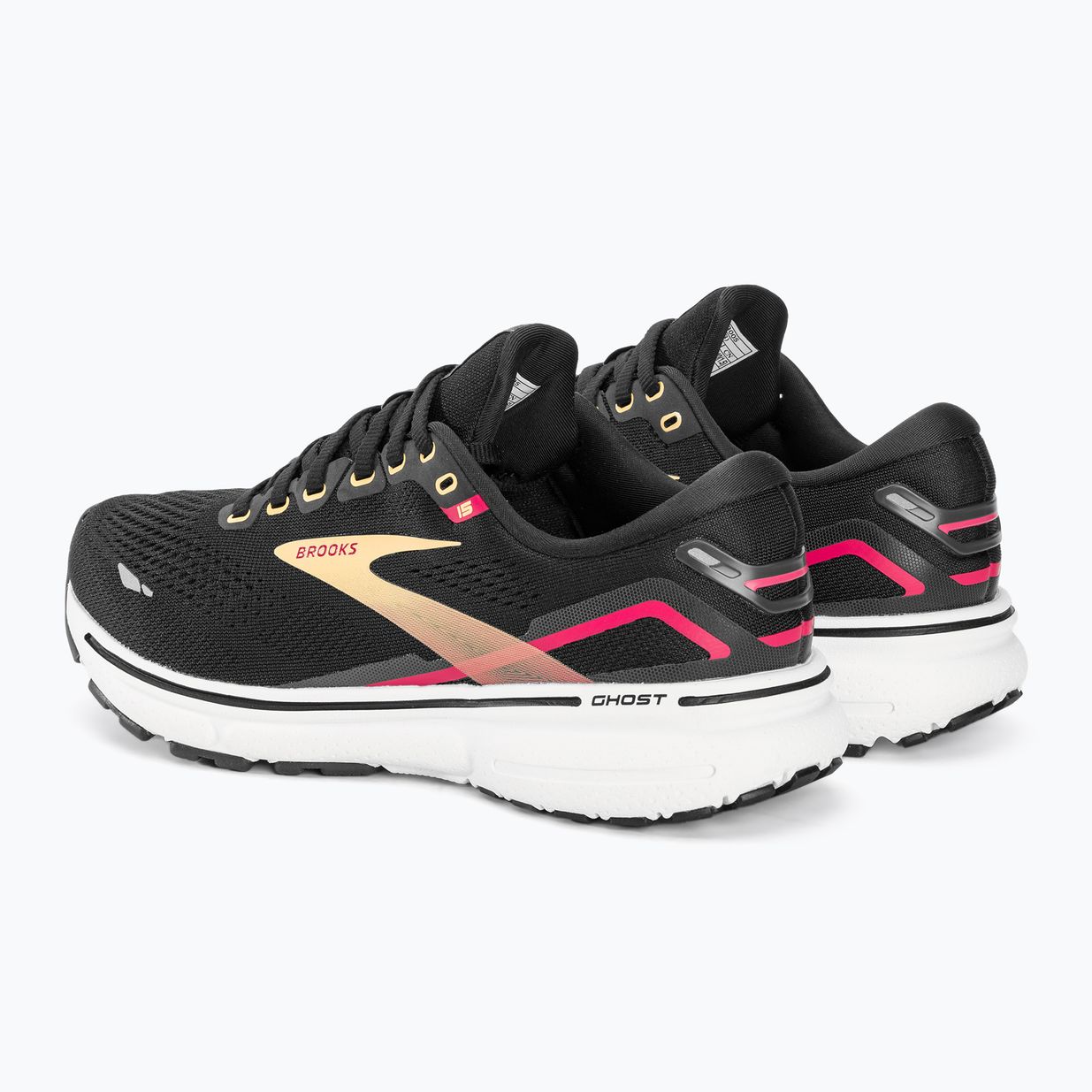 női futócipő  Brooks Ghost 15 black/orange/raspberry 4