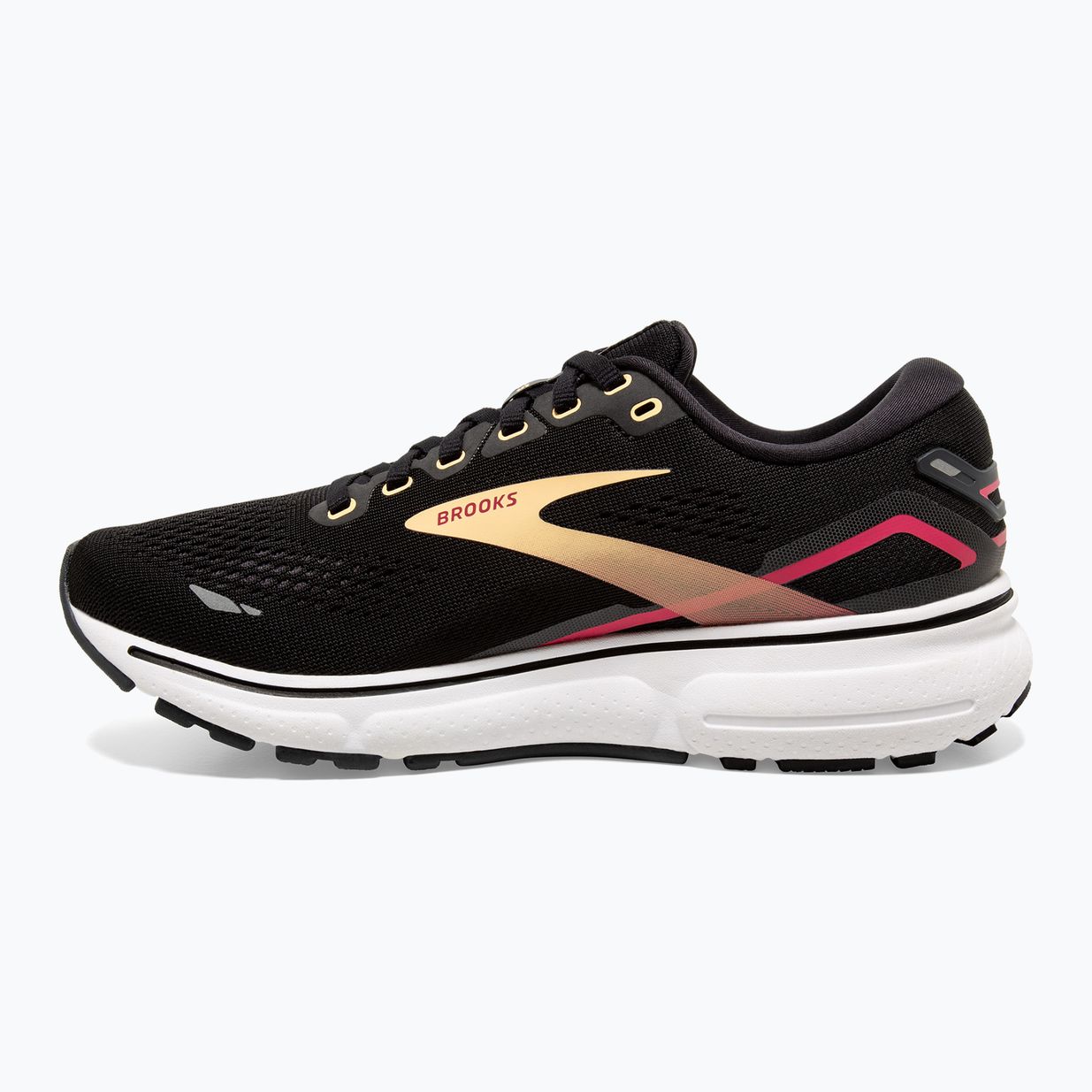 női futócipő  Brooks Ghost 15 black/orange/raspberry 9