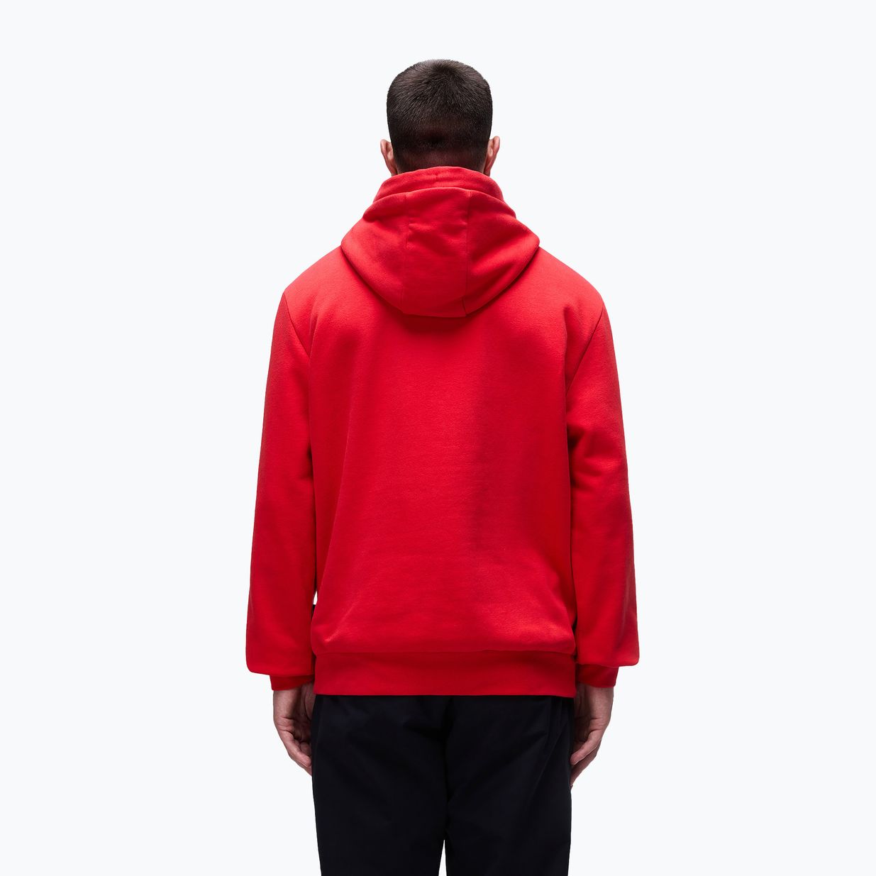 Férfi Napapijri Burgee Half Zip Hooded 2.0 piros goji melegítőfelső 3