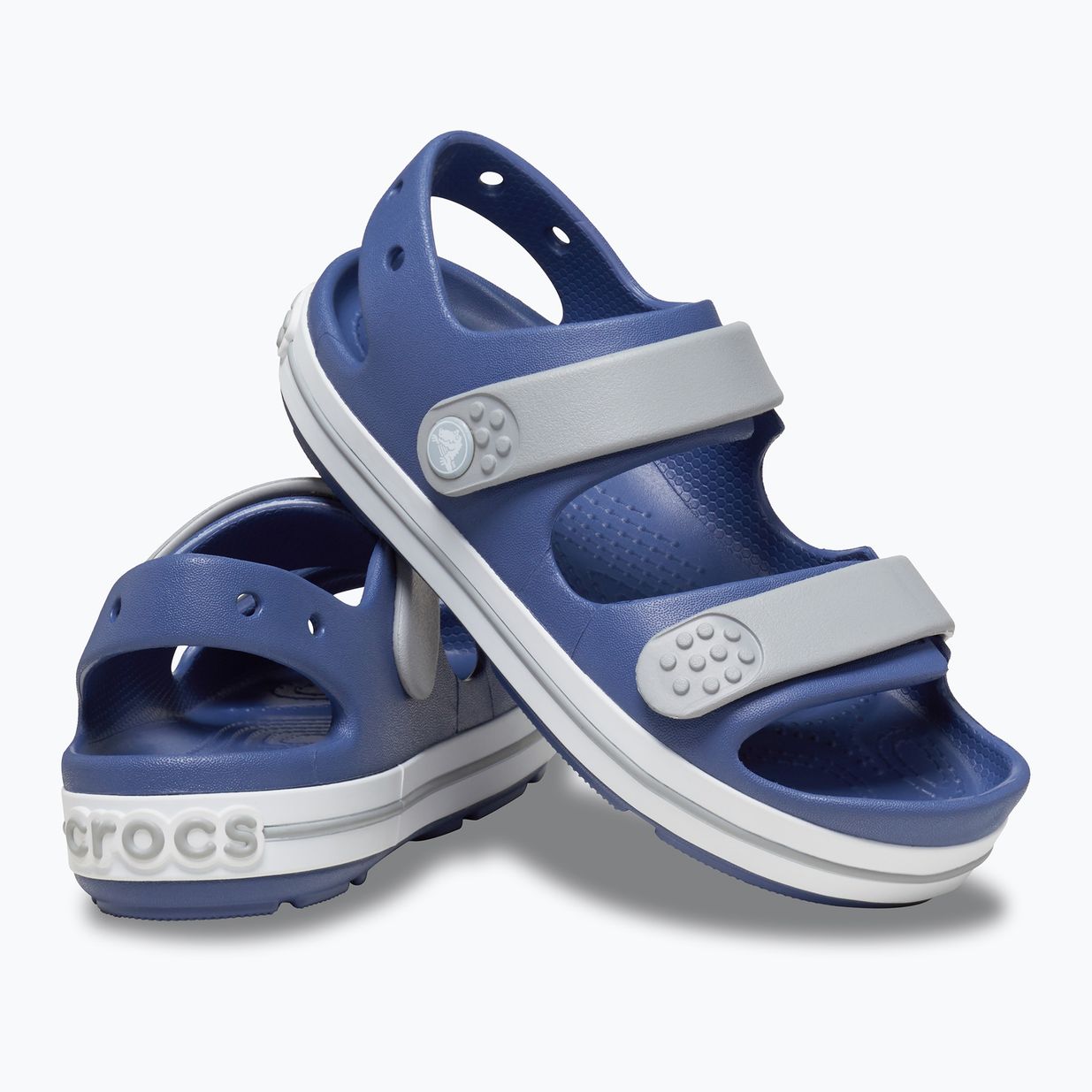 Gyermek szandál Crocs Crocband Cruiser Kids bijou blue/light grey 10