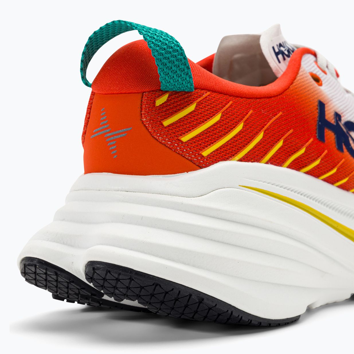 HOKA Bondi X blanc de blanc/flame férfi futócipő 10