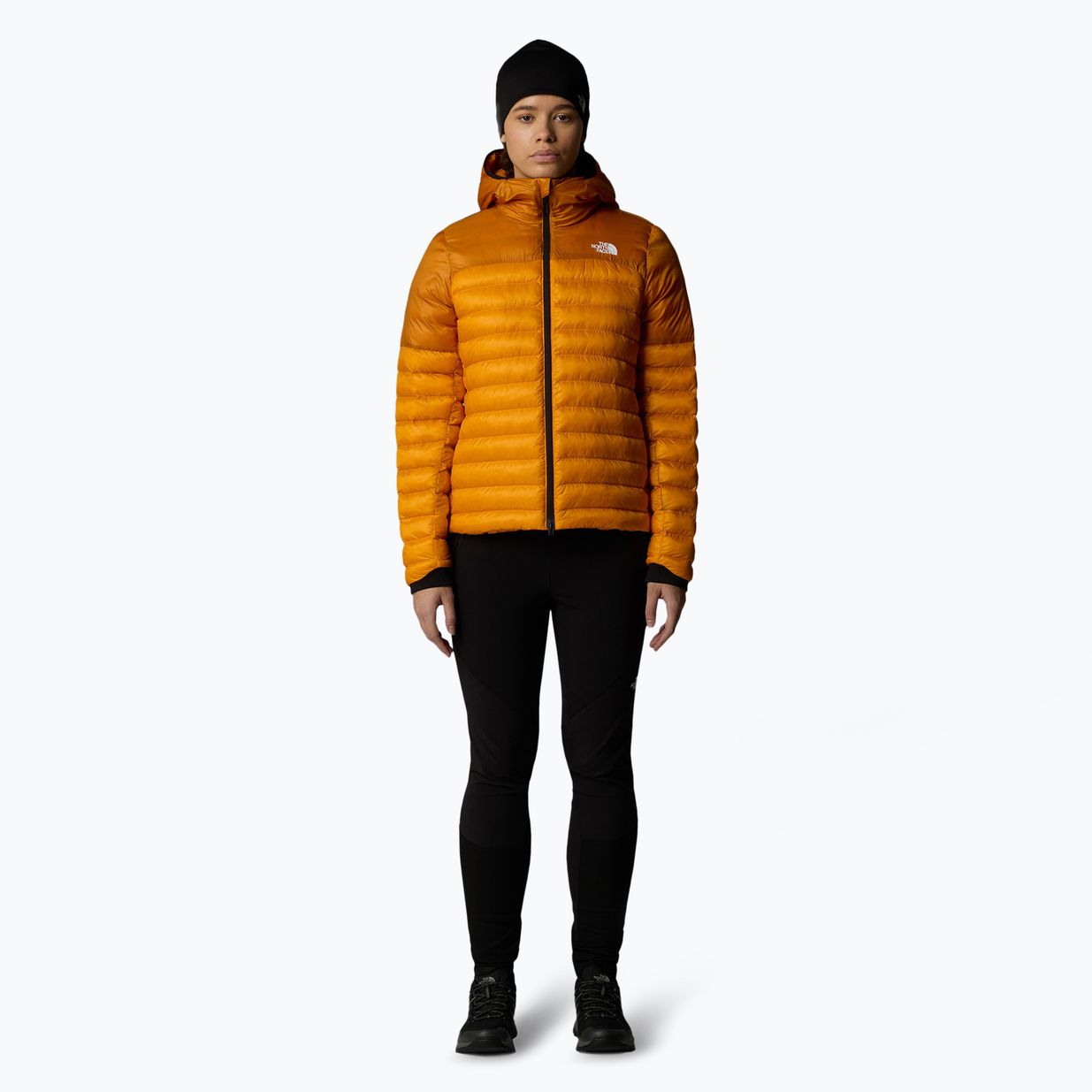 Női pehelykabát The North Face Terra Peak Hoodie barack máz / vas citrus 2