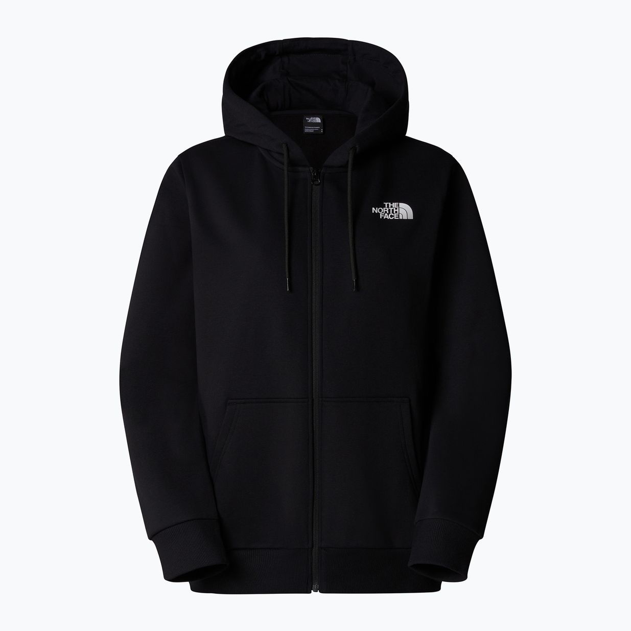 Női The North Face Simple Dome Full Zip kapucnis pulóver fekete 5