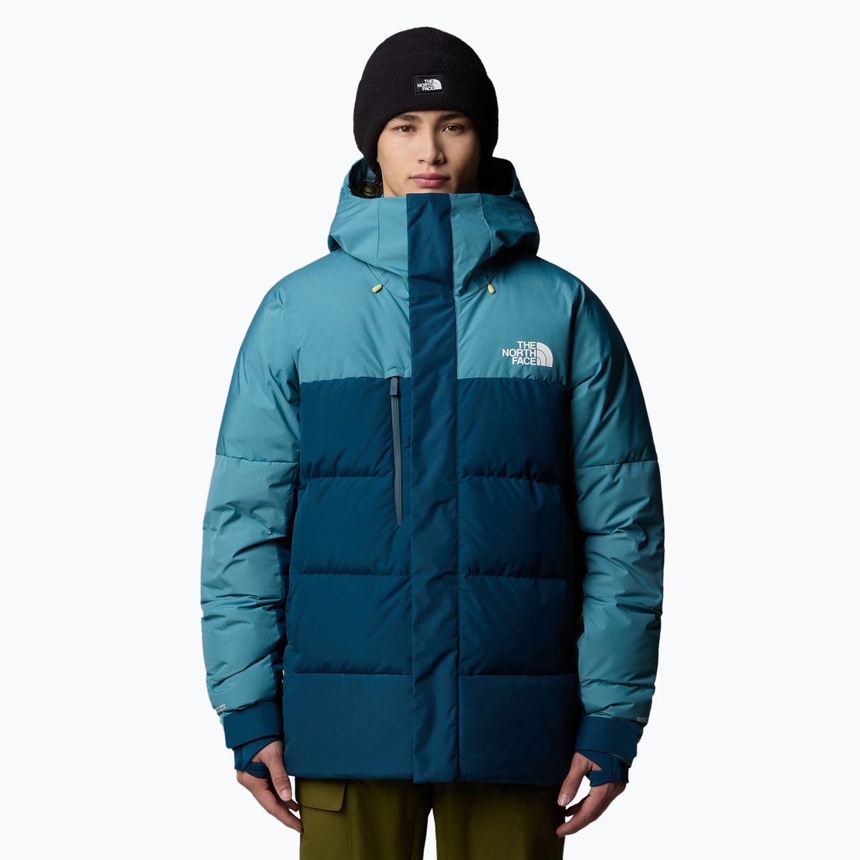 Férfi sí dzseki The North Face Corefire Down Windstopper Jacket midnight petrol/algae kék