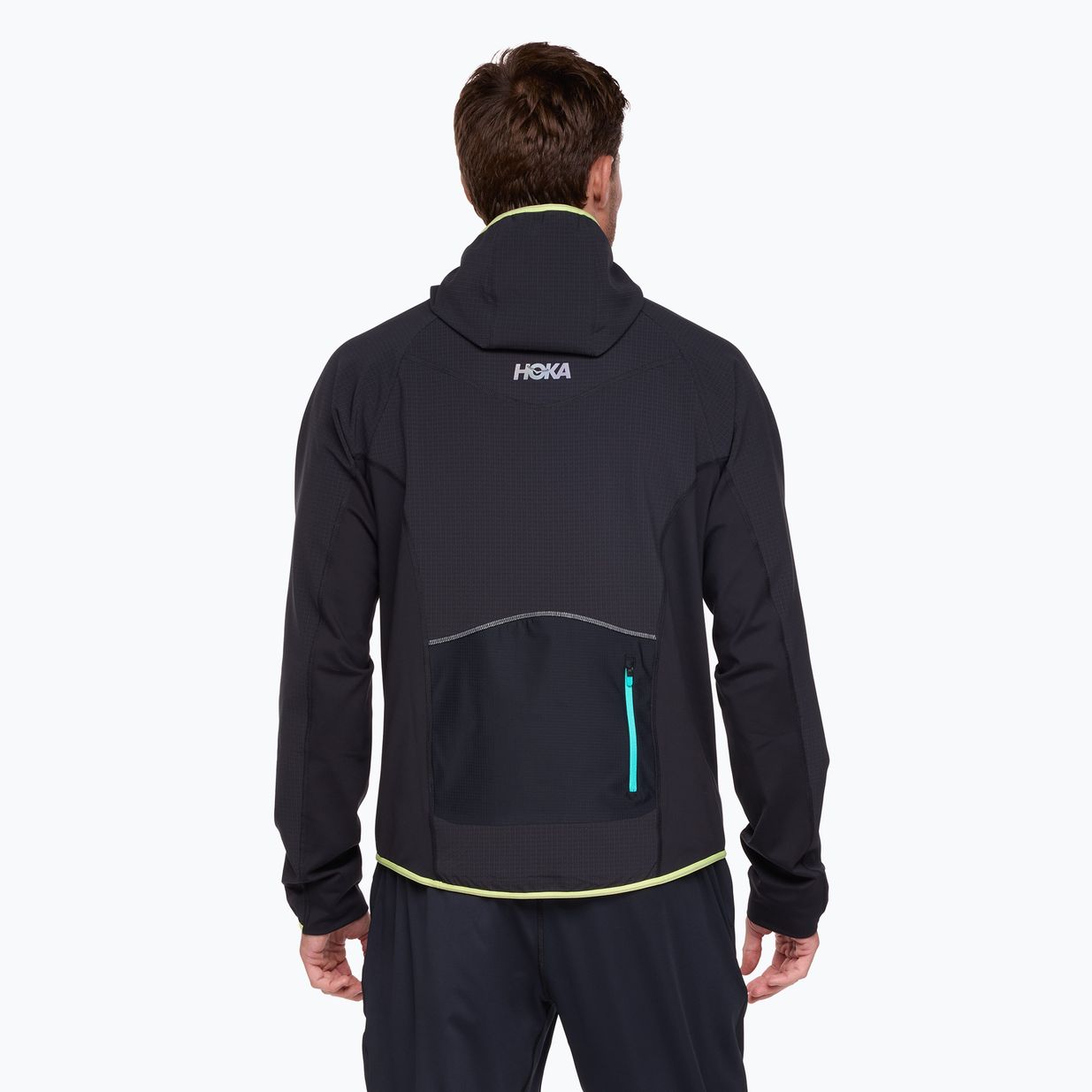 Férfi futópulóver HOKA Sky Glow Half Zip black 2