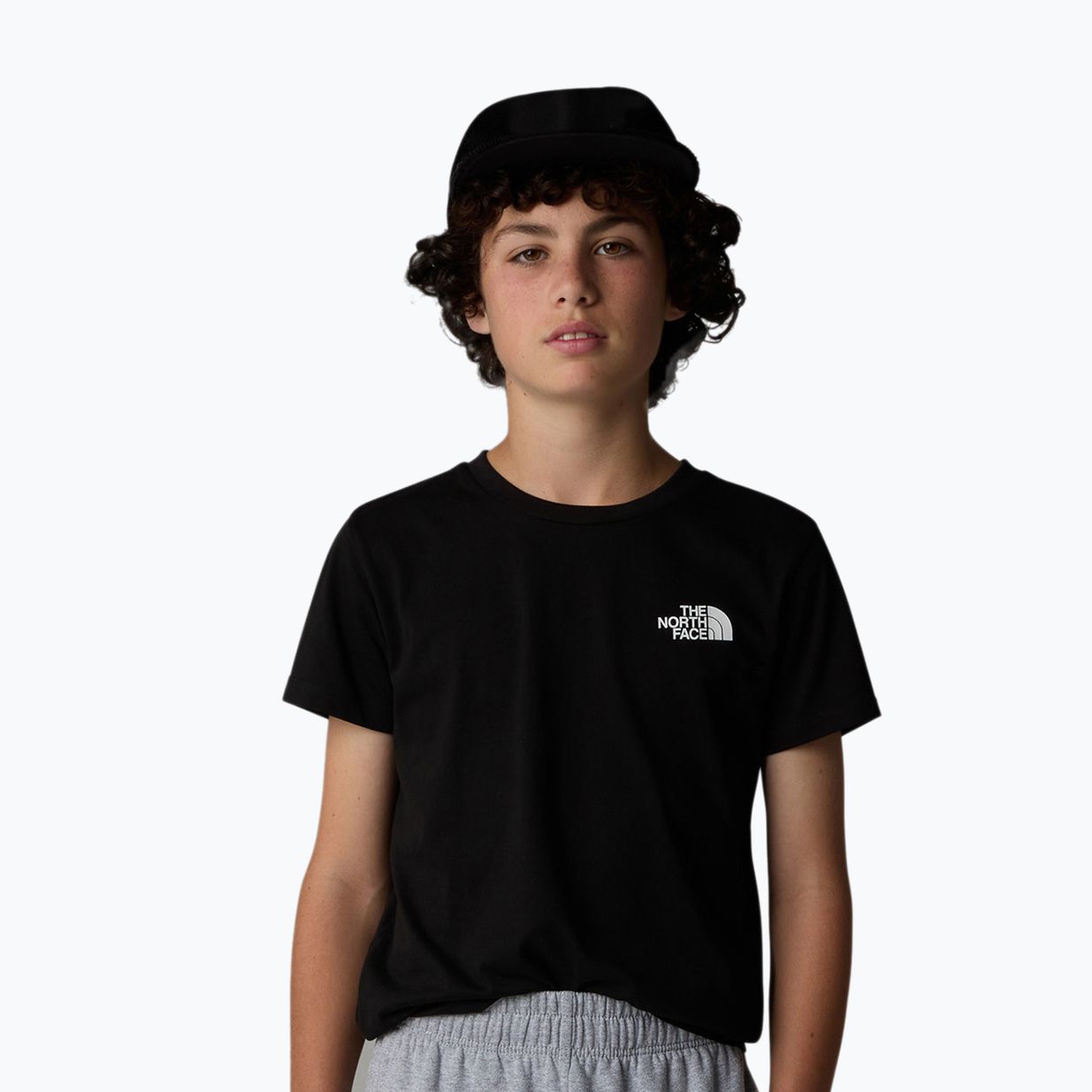 The North Face Teen Simple Dome Tee fekete gyermek póló