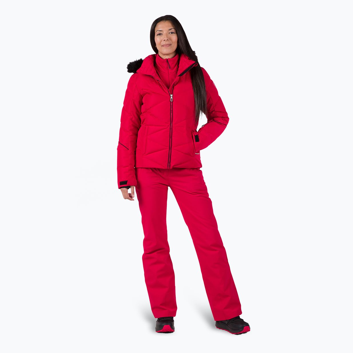 Női síkabát Rossignol Staci Pearly Jkt ruby red 2