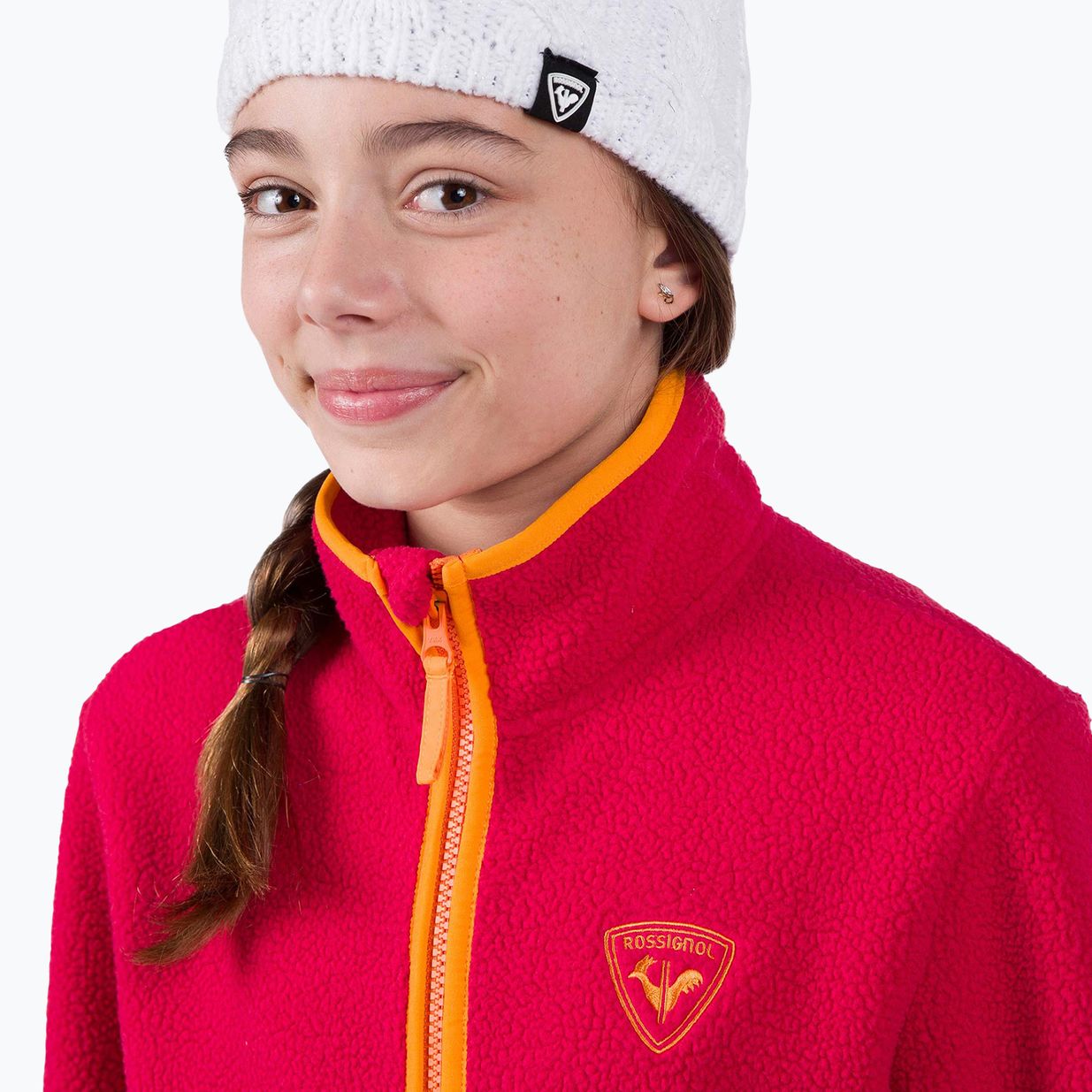 Gyerek pulóver Rossignol Jr Alltrack Fleece tea rose 4