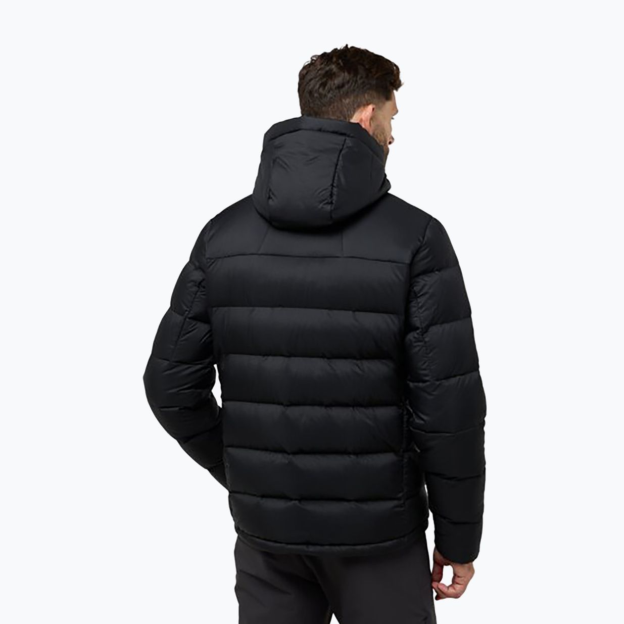 Jack Wolfskin férfi pehelypaplan Nebelhorn Down Hoody fekete 2