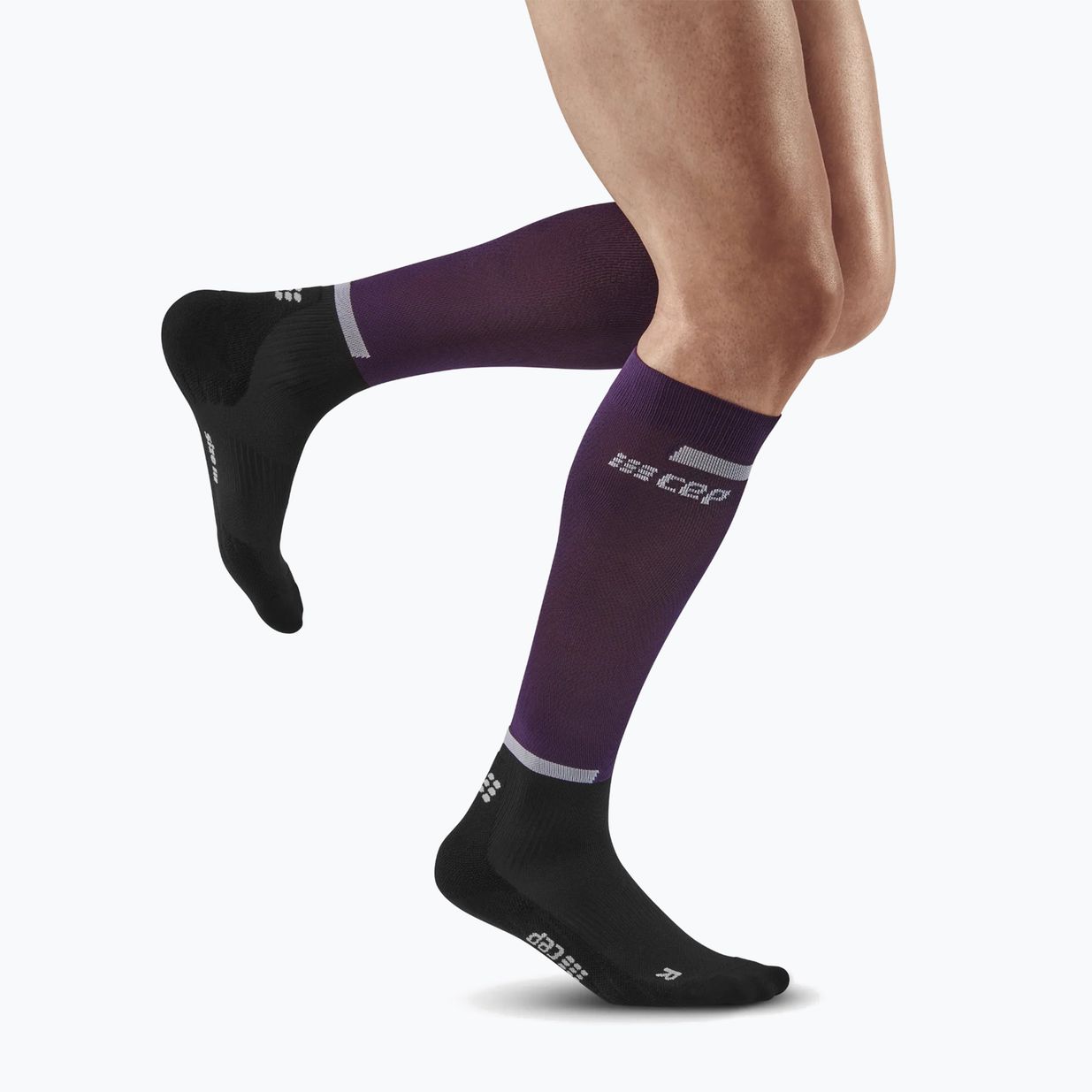 Férfi kompressziós futó zoknimęskie CEP Tall 4.0 violet/black