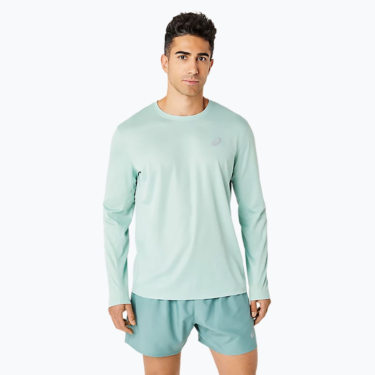 Férfi ASICS Core Top light celadon hosszú ujjú futócipő