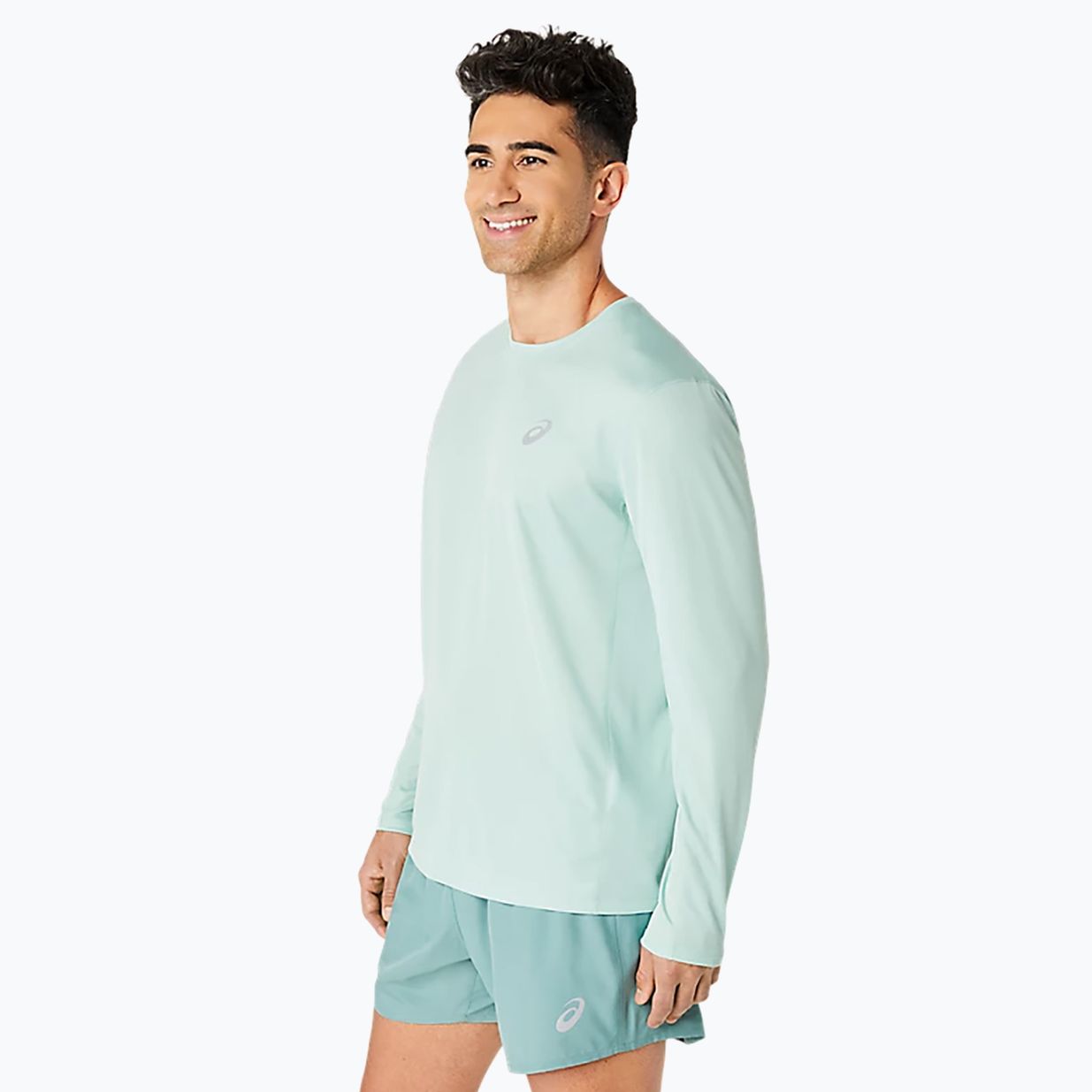 Férfi ASICS Core Top light celadon hosszú ujjú futócipő 4