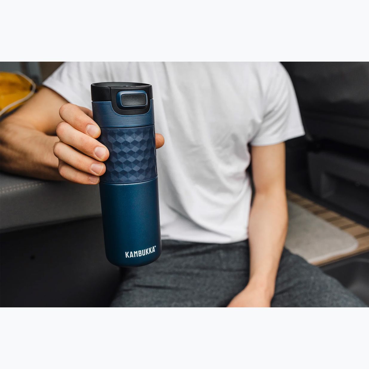 Kambukka Etna Grip termo bögre 500 ml denim kék 3