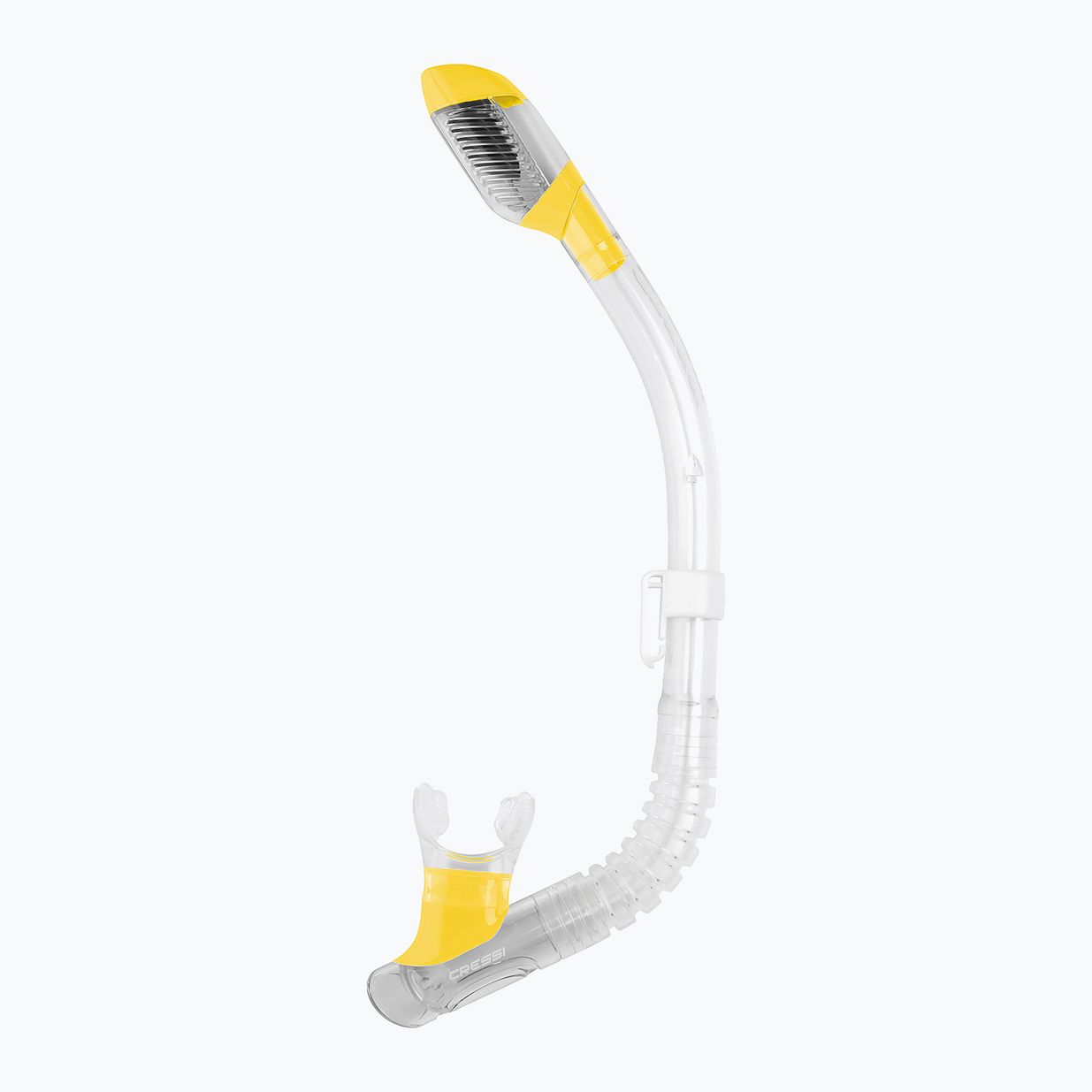 Cressi Mini Dry átlátszó sárga snorkel ES258810 4