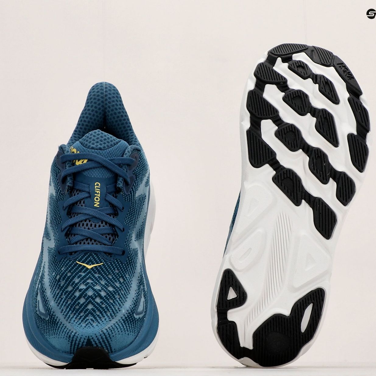 HOKA férfi futócipő Clifton 9 midnight ocean/bluesteel 12