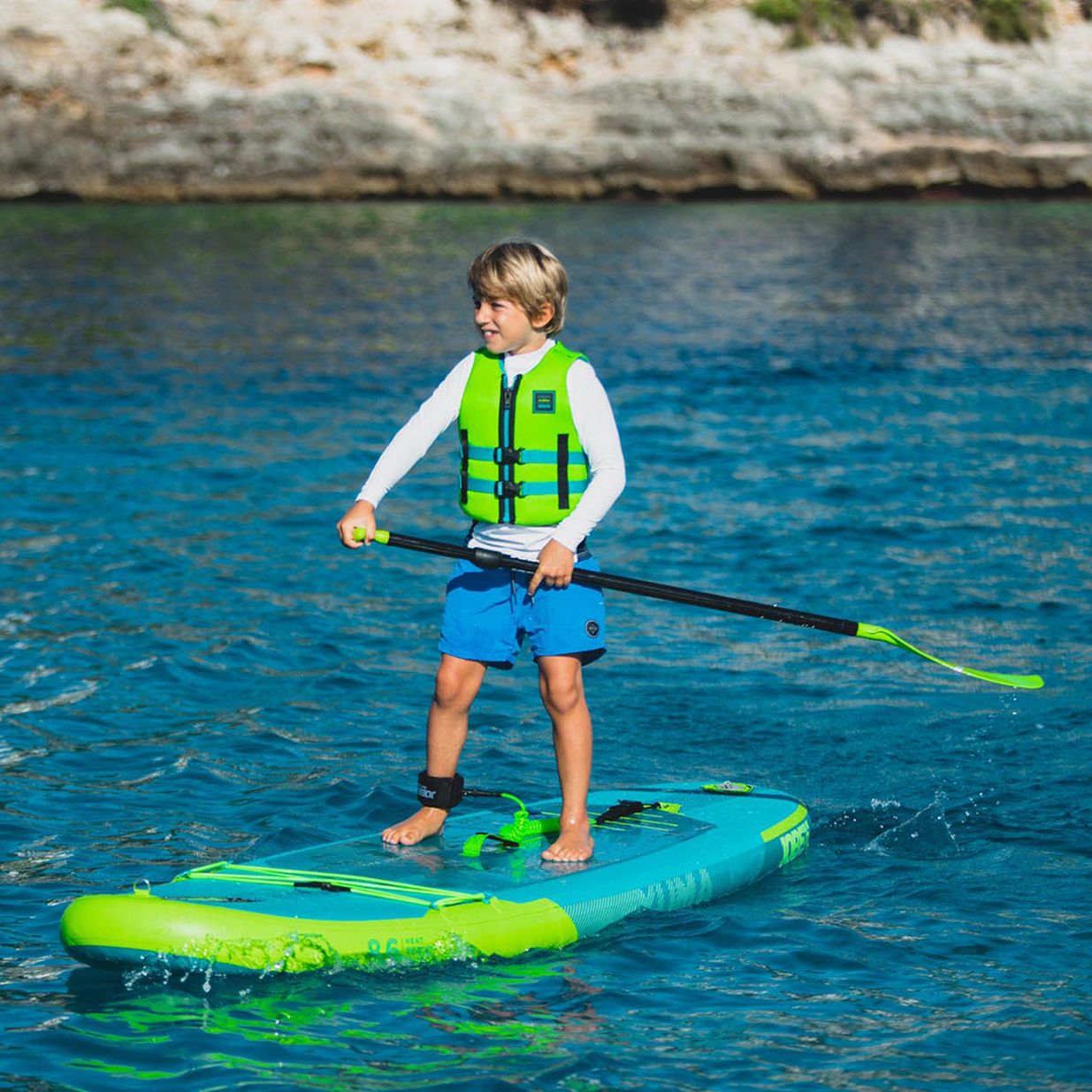 SUP JOBE Aero 8.6 felfújható Yama SUP csomag zöld 486421009-PCS. 9