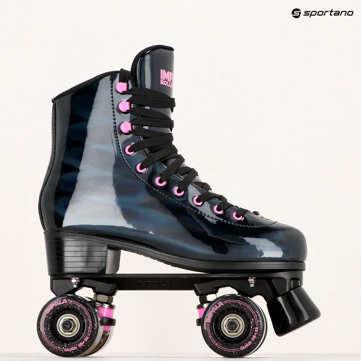 Női görkorcsolya IMPALA Quad Skate black holographic 12