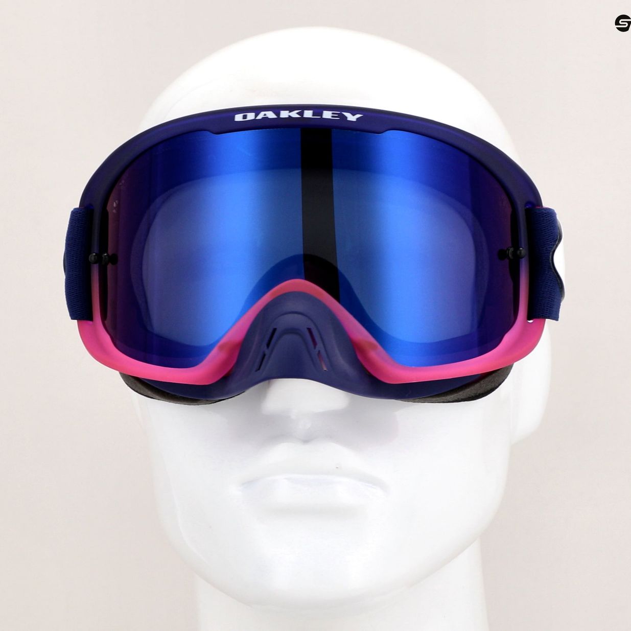 Oakley O Frame 2.0 Pro MTB kerékpáros szemüveg tld navy csíkok/fekete jég irídium 9