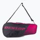 Tenisz táska Dunlop SX Club 3Rkt szürke-rózsaszín 102954