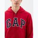 Férfi pulóver GAP Heritage French Terry Fullzip Logo lasalle red 4