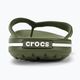Flip-flopok Crocs Crocband Flip army green/white 7