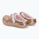 Crocs Classic Lined Glitter Clog arany/csekély rózsaszín gyermek flip-flopok 4