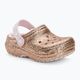 Crocs Classic Lined Glitter Clog arany/csekély rózsaszín gyermek flip-flopok 2