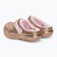 Crocs Classic Lined Glitter Clog arany/csekély rózsaszín gyermek flip-flopok 4