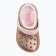 Crocs Classic Lined Glitter Clog arany/csekély rózsaszín gyermek flip-flopok 7