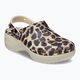 Női papucs Crocs Classic Platform Animal Remix bone/leopard 9