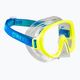 Gyermek snorkel maszk Mares Jelly lime/blue/clear 2