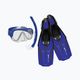 Mares Nateeva Keewee búvárszett maszk + snorkel + uszony kék 410757 12