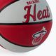 Mini kosárlabda Wilson NBA csapat Retro Mini Miami Heat piros WTB3200XBMIA 3