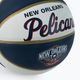 Mini kosárlabda Wilson NBA csapat Retro Mini New Orleans Pelicans tengerészkék WTB3200XBBNO 3