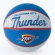 Mini kosárlabda Wilson NBA csapat Retro Mini Oklahoma City Thunder kék WTB3200XBOKC